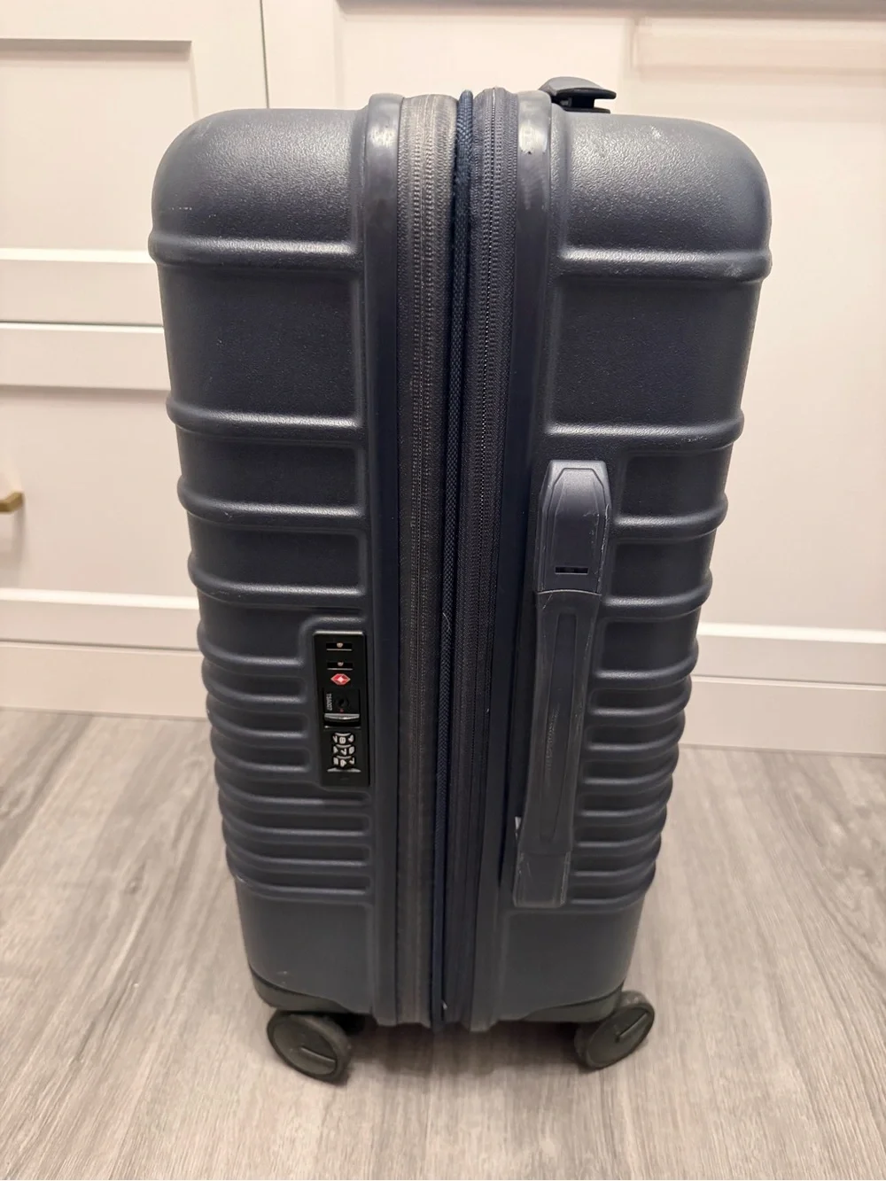 BEIS Navy Hard-Shell Carry-On Bag